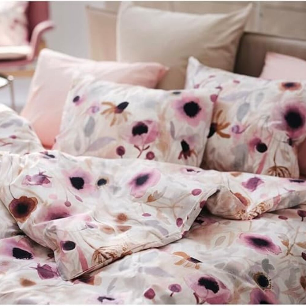 Ikea LONNHOSTMAL Full/Double/Queen Duvet Cover + 2 Pillowcases